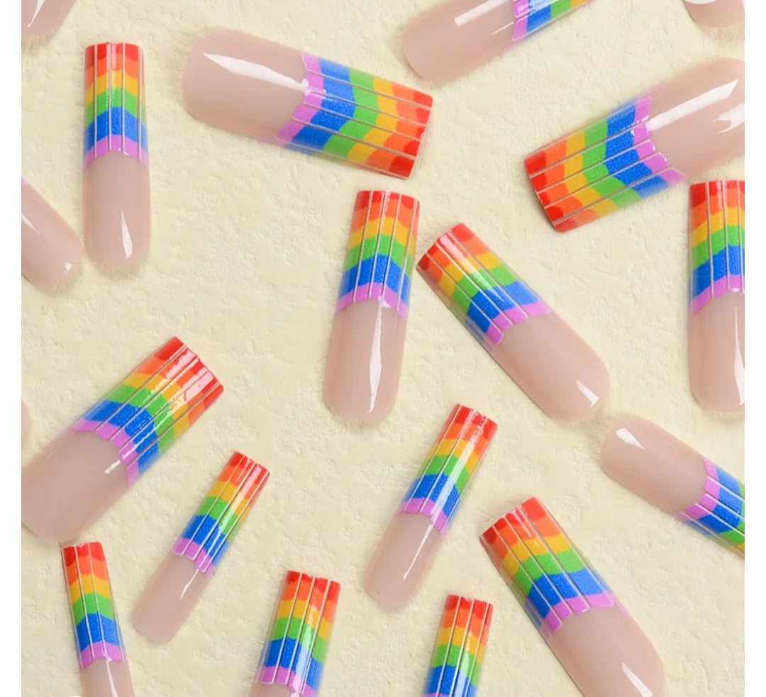 PRIDE FLAG Press On Nails