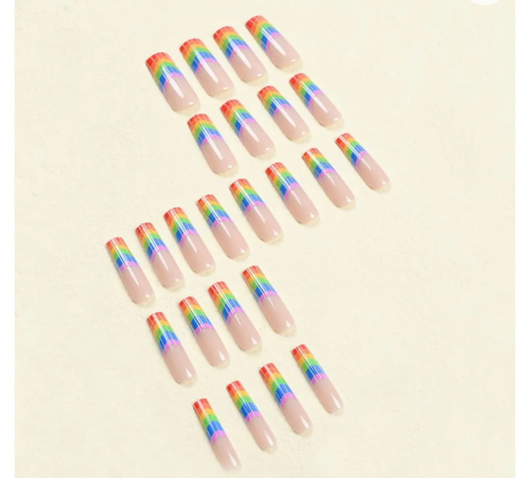 PRIDE FLAG Press On Nails